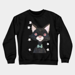 The back cat in the bow tie! Crewneck Sweatshirt